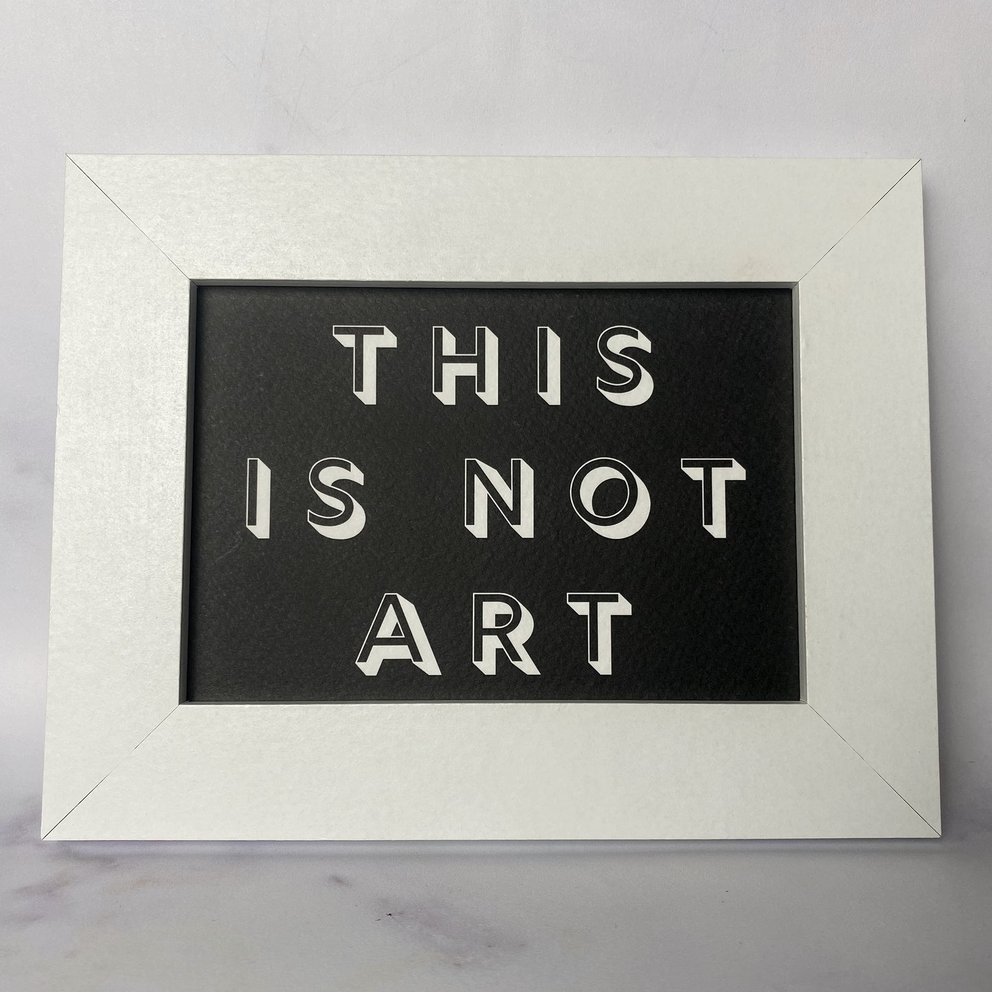 This Is Not Art Mini Print